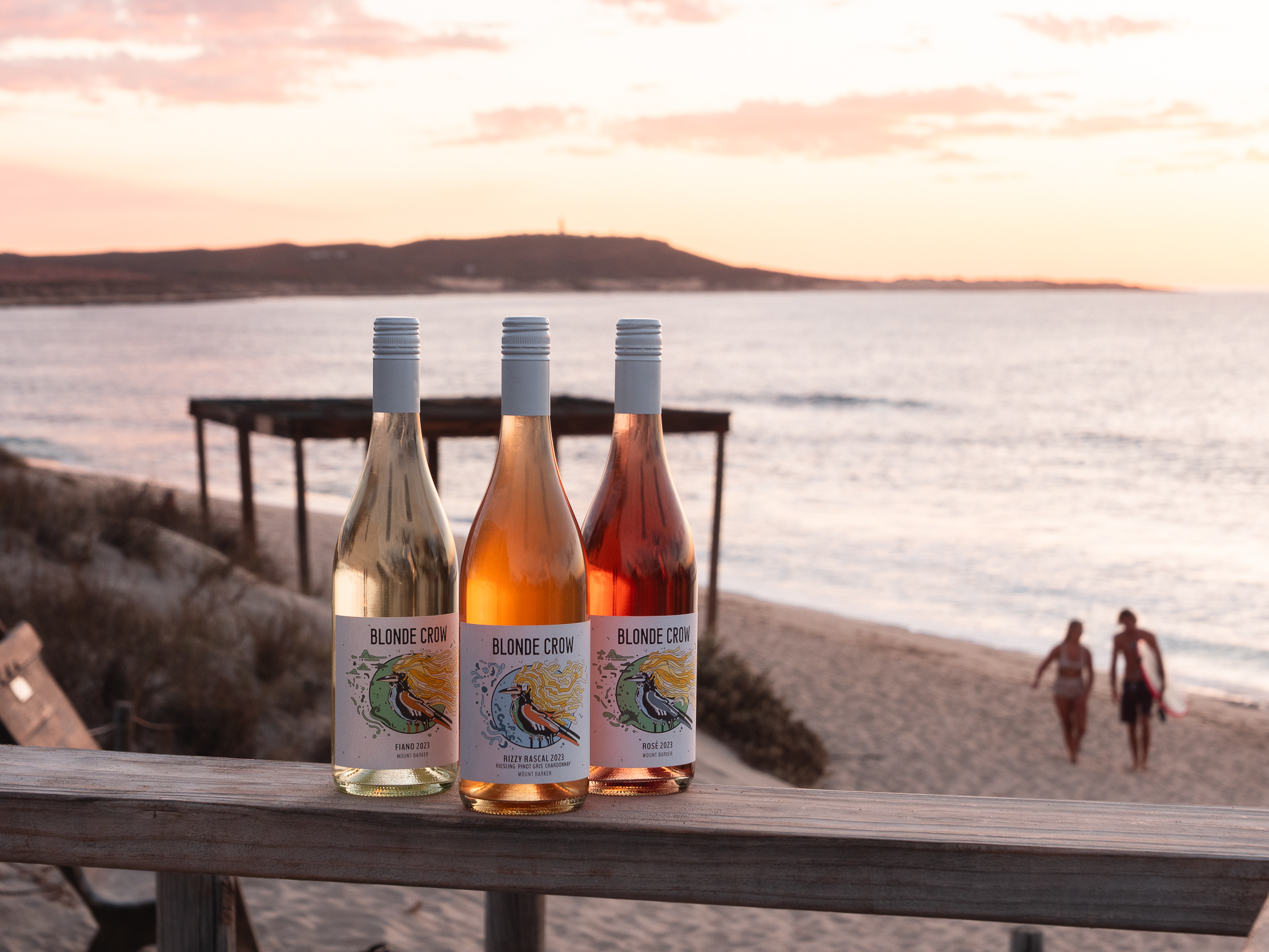 Blonde minimal editorial portrait